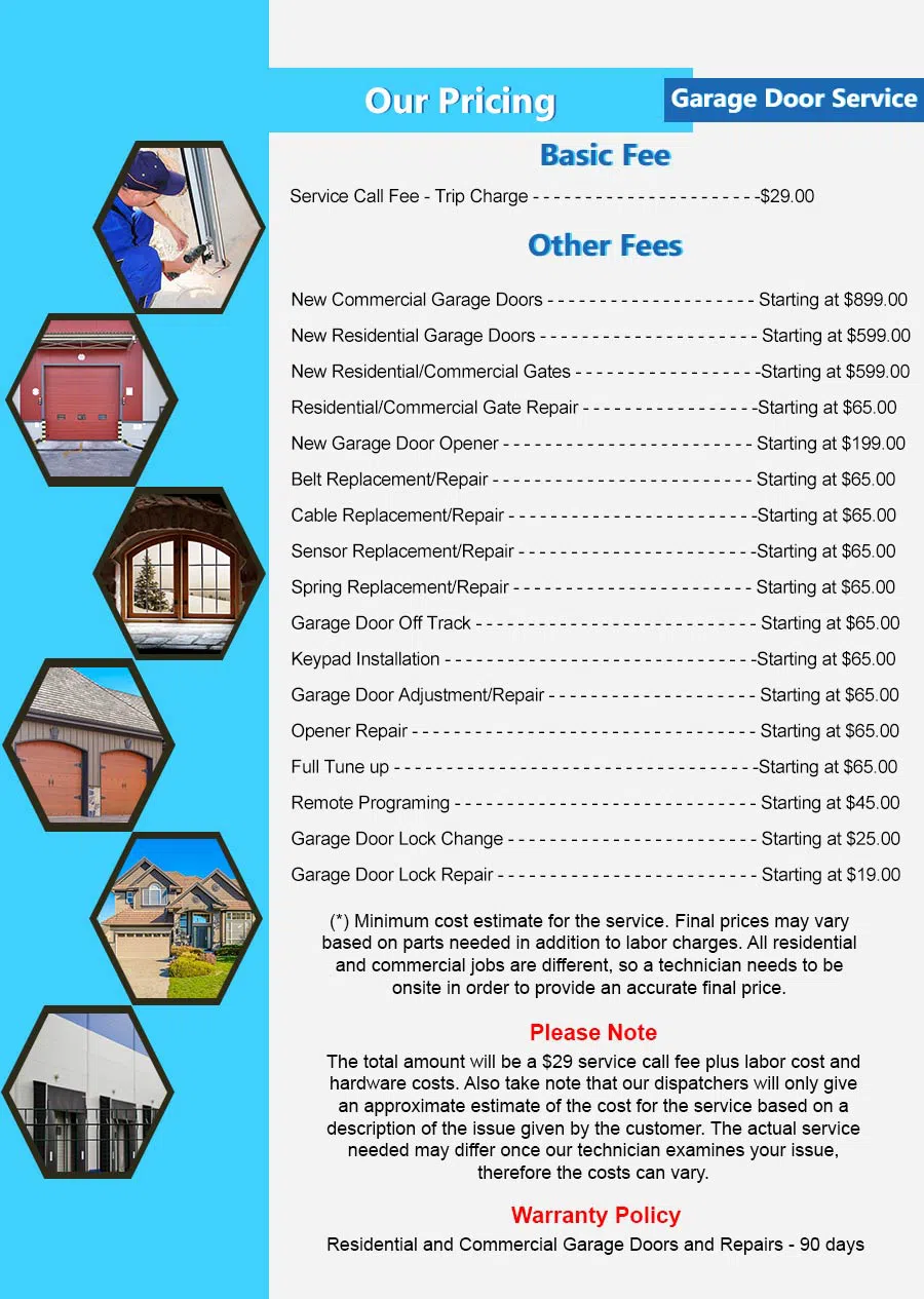 Neighborhood Garage Door Service Riverside, CA 951-692-4733